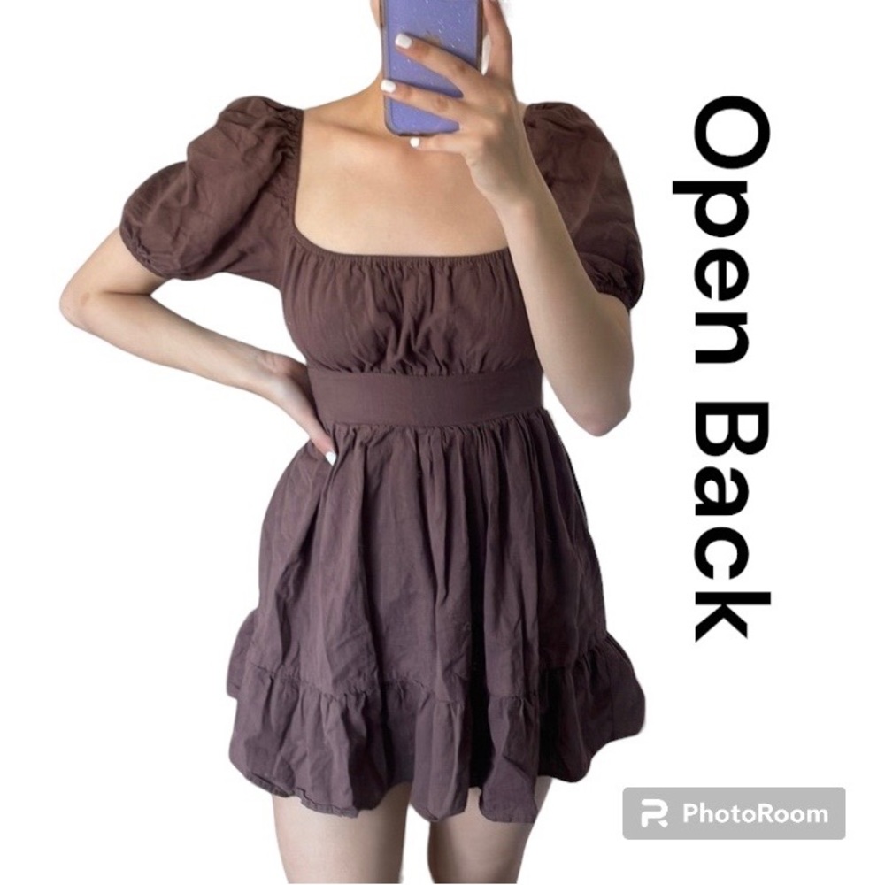 SALE!! Flowy open back minidress